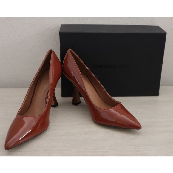 Gabrielle Union 684-5382 Women’s Sz 9 Cognac Brown Lilian Set In Heel Pumps - Picture 1 of 16